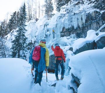 cascade de glace