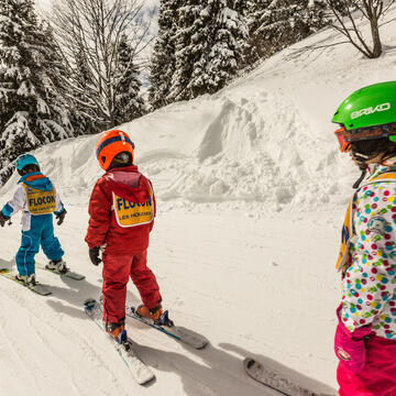 Enfants ski aux Houches ©GaëtanHaugeard