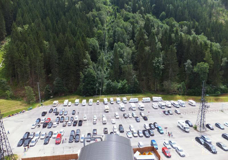 Parking du Centre Ville (Grépon) ChamonixMontBlanc Parcheggi à